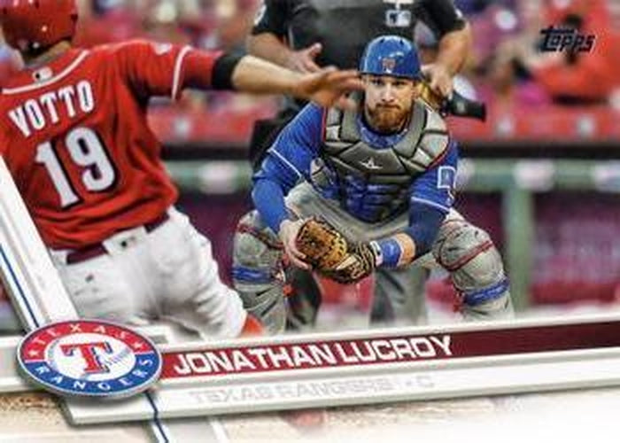 #346 Jonathan Lucroy - Texas Rangers - 2017 Topps Baseball