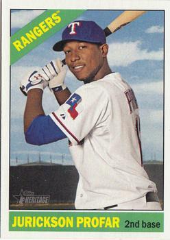 #346 Jurickson Profar - Texas Rangers - 2015 Topps Heritage Baseball