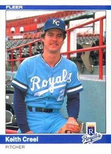 #346 Keith Creel - Kansas City Royals - 1984 Fleer Baseball