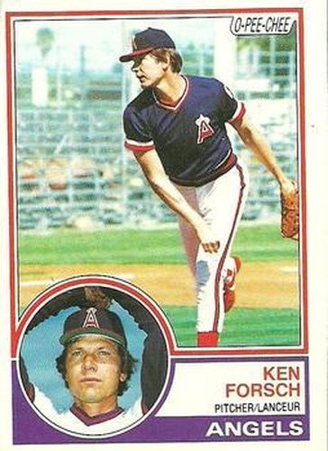 #346 Ken Forsch - California Angels - 1983 O-Pee-Chee Baseball