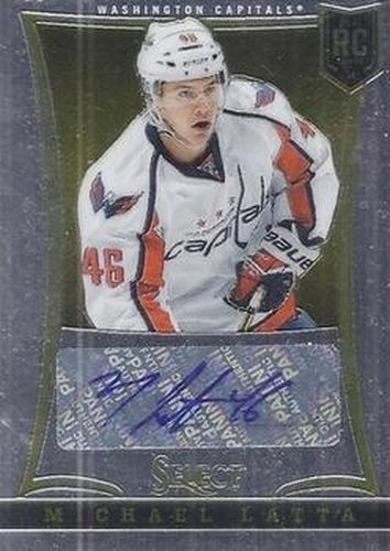 #346 Michael Latta - Washington Capitals - 2013-14 Panini Select Hockey