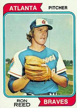 #346 Ron Reed - Atlanta Braves - 1974 Topps Baseball