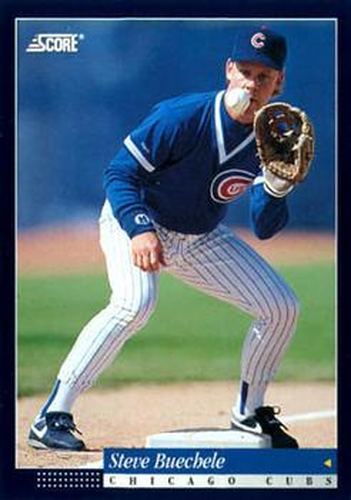 #346 Steve Buechele - Chicago Cubs -1994 Score Baseball