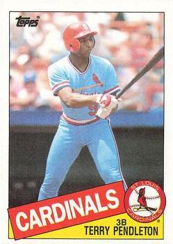 #346 Terry Pendleton - St. Louis Cardinals - 1985 Topps Baseball