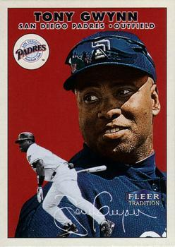 #346 Tony Gwynn - San Diego Padres - 2000 Fleer Tradition Baseball