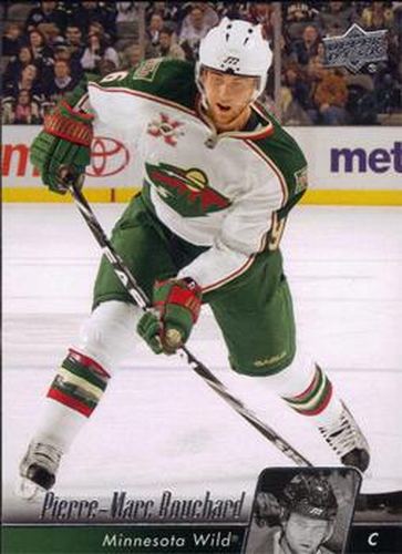 #346 Pierre-Marc Bouchard - Minnesota Wild - 2010-11 Upper Deck Hockey