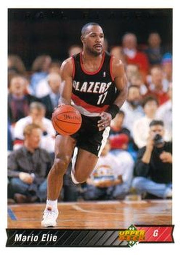 #346 Mario Elie - Portland Trail Blazers - 1992-93 Upper Deck Basketball