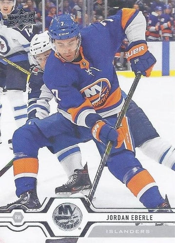 #346 Jordan Eberle - New York Islanders - 2019-20 Upper Deck Hockey