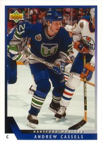 #346 Andrew Cassels - Hartford Whalers - 1993-94 Upper Deck Hockey