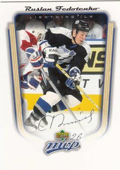 #346 Ruslan Fedotenko - Tampa Bay Lightning - 2005-06 Upper Deck MVP Hockey