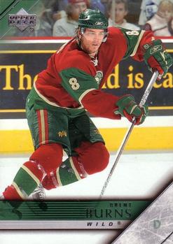 #346 Brent Burns - Minnesota Wild - 2005-06 Upper Deck Hockey