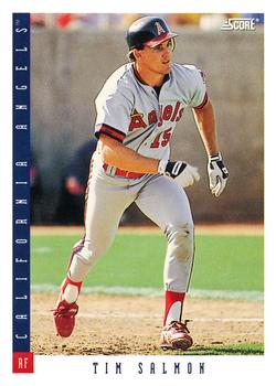 #346 Tim Salmon - California Angels - 1993 Score Baseball