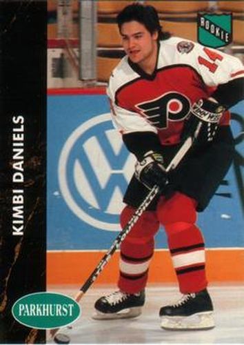 #346 Kimbi Daniels - Philadelphia Flyers - 1991-92 Parkhurst Hockey