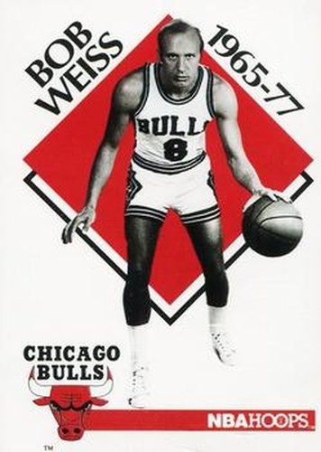 #346 Bob Weiss - Chicago Bulls / Atlanta Hawks - 1990-91 Hoops Basketball
