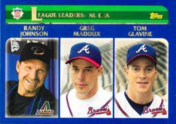 #347 Randy Johnson / Greg Maddux / Tom Glavine - Arizona Diamondbacks / Atlanta Braves / Atlanta Braves - 2003 Topps Baseball