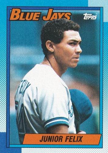 #347 Junior Felix - Toronto Blue Jays - 1990 Topps Baseball