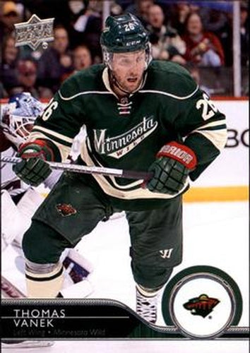 #347 Thomas Vanek - Minnesota Wild - 2014-15 Upper Deck Hockey