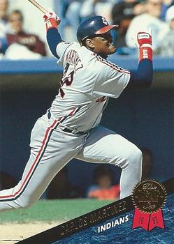 #347 Carlos Martinez - Cleveland Indians - 1993 Leaf Baseball