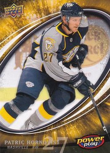 #347 Patric Hornqvist - Nashville Predators - 2008-09 Upper Deck Power Play Box Set Hockey