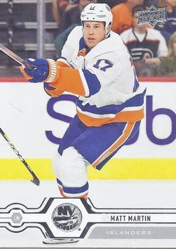 #347 Matt Martin - New York Islanders - 2019-20 Upper Deck Hockey