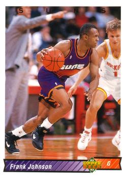 #347 Frank Johnson - Phoenix Suns - 1992-93 Upper Deck Basketball