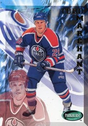 #347 Todd Marchant - Edmonton Oilers - 1995-96 Parkhurst International Hockey