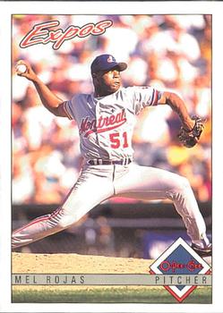 #347 Mel Rojas - Montreal Expos - 1993 O-Pee-Chee Baseball