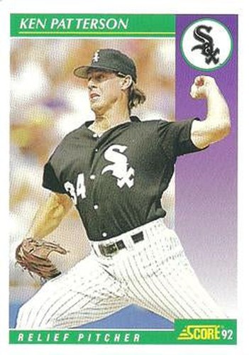 #347 Ken Patterson - Chicago White Sox - 1992 Score Baseball