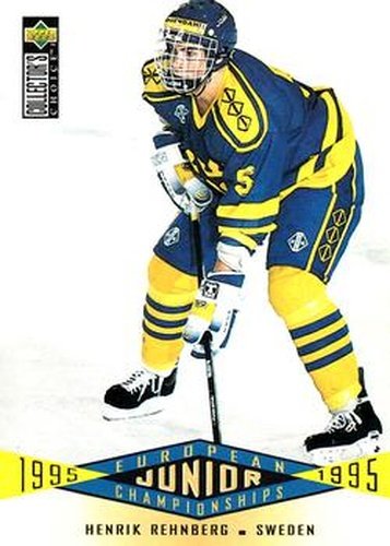 #347 Henrik Rehnberg - Sweden - 1995-96 Collector's Choice Hockey
