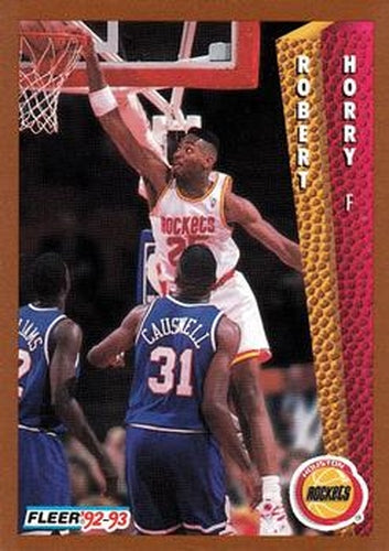 #347 Robert Horry - Houston Rockets - 1992-93 Fleer Basketball