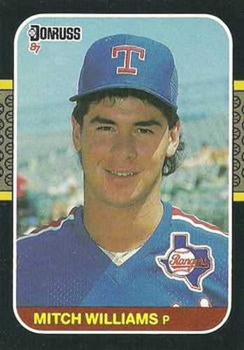 #347 Mitch Williams - Texas Rangers - 1987 Donruss Baseball