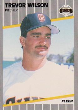 #347 Trevor Wilson - San Francisco Giants - 1989 Fleer Baseball