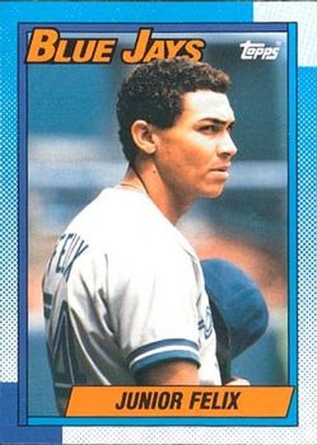 #347 Junior Felix - Toronto Blue Jays - 1990 O-Pee-Chee Baseball