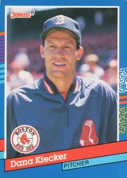 #347 Dana Kiecker - Boston Red Sox - 1991 Donruss Baseball