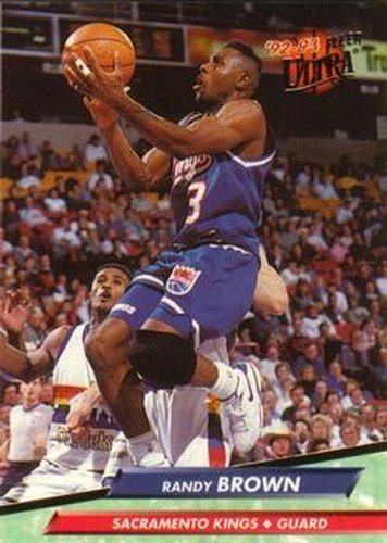 #347 Randy Brown - Sacramento Kings - 1992-93 Ultra Basketball