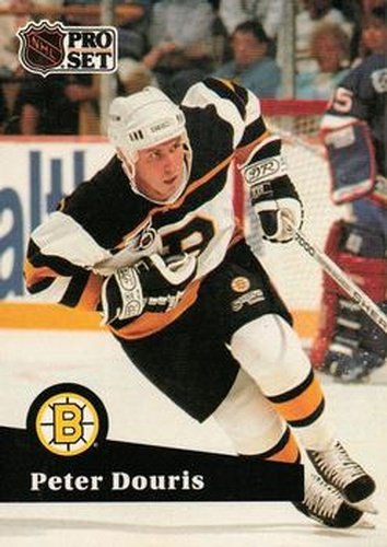#347 Peter Douris - 1991-92 Pro Set Hockey