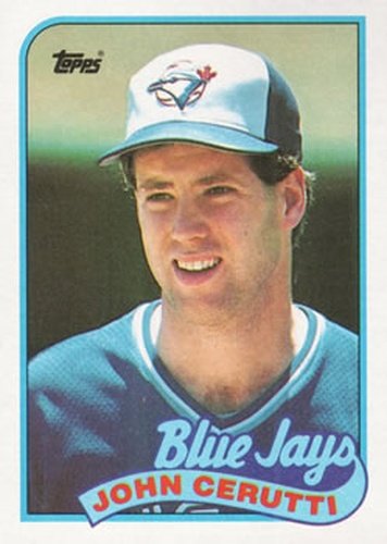 #347 John Cerutti - Toronto Blue Jays - 1989 Topps Baseball