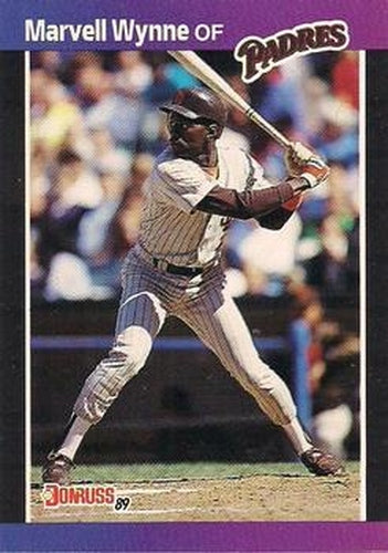 #347 Marvell Wynne - San Diego Padres - 1989 Donruss Baseball