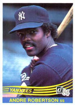 #347 Andre Robertson - New York Yankees - 1984 Donruss Baseball