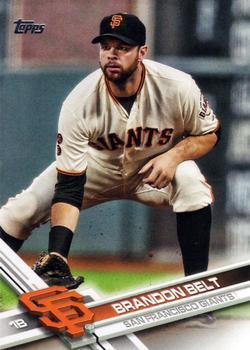 #347 Brandon Belt - San Francisco Giants - 2017 Topps Baseball