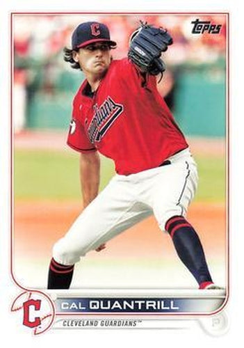 #347 Cal Quantrill - Cleveland Guardians - 2022 Topps Baseball