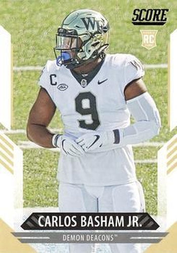 #347 Carlos Basham Jr. - Wake Forest Demon Deacons - 2021 Score Football