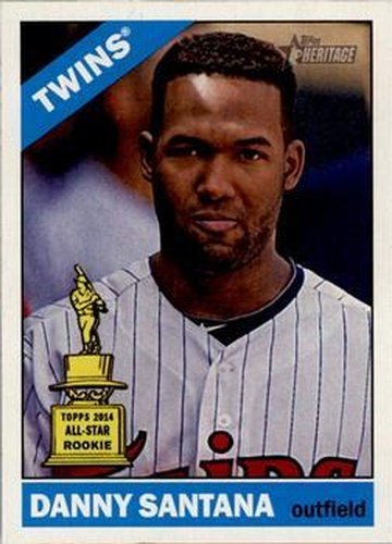 #347 Danny Santana - Minnesota Twins - 2015 Topps Heritage Baseball