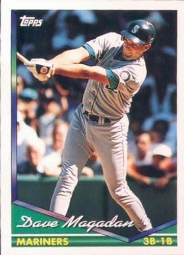 #347 Dave Magadan - Seattle Mariners - 1994 Topps Baseball