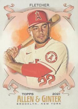 #347 David Fletcher - Los Angeles Angels - 2021 Topps Allen & Ginter Baseball