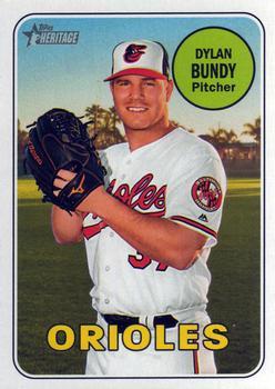 #347 Dylan Bundy - Baltimore Orioles - 2018 Topps Heritage Baseball