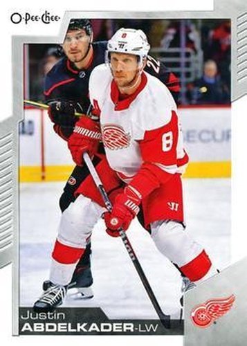 #347 Justin Abdelkader - Detroit Red Wings - 2020-21 O-Pee-Chee Hockey