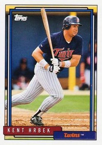 #347 Kent Hrbek - Minnesota Twins - 1992 Topps Baseball