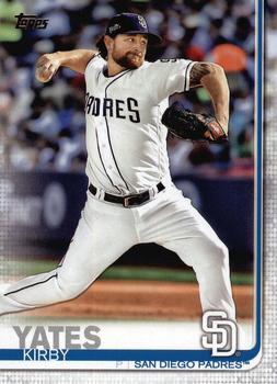 #347 Kirby Yates - San Diego Padres - 2019 Topps Baseball