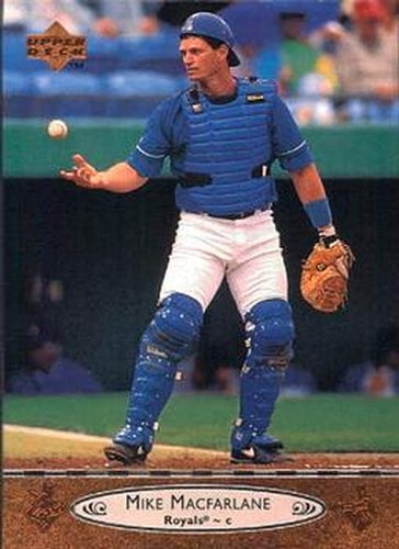 #347 Mike Macfarlane - Kansas City Royals - 1996 Upper Deck Baseball